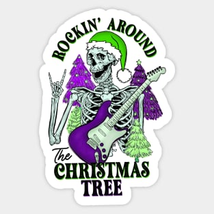 Christmas Tree Rockon Sticker